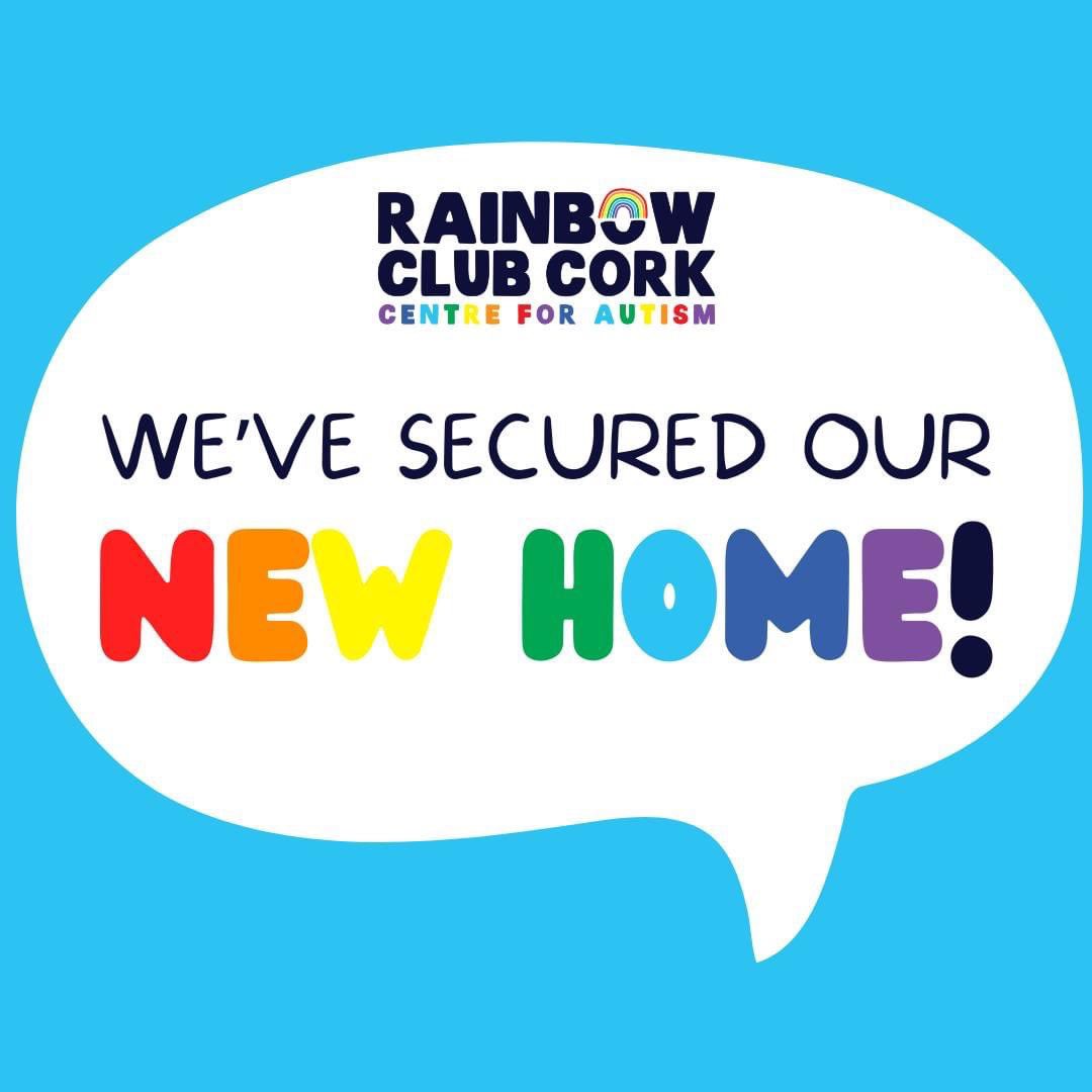 We have secured our new home.Cork city councillors will now ratify it and the work will begin to build the first Rainbow Club Centre in Cork.The future is bright for our young people and a safe haven for our neurodivergent community 🌈<a href="/echolivecork/">EchoLive.ie</a> <a href="/fergusfinlay/">Fergus Finlay</a> <a href="/BernardGloster/">Bernard Gloster</a>