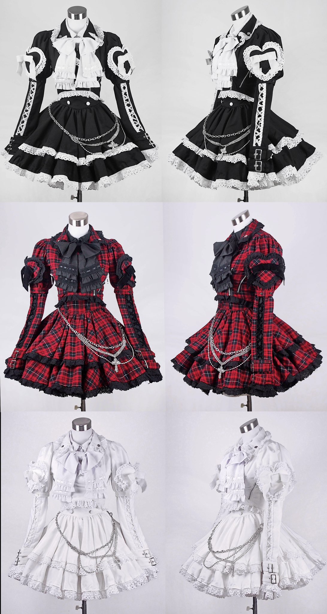 HIDOLATRAL THEODOL 《2段フリルコルセットスカート》RED