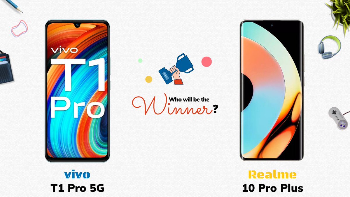CompareTechNet's tweet image. Checkout our new video :
vivo T1 Pro 5G vs Realme 10 Pro Plus: Who will be the Winner?
youtu.be/7BNru9hpRLk
#VivoT1Pro5G #VivoT1Pro #realme10ProPlus #10ProPlus #comparetech #smartphonecomparisons