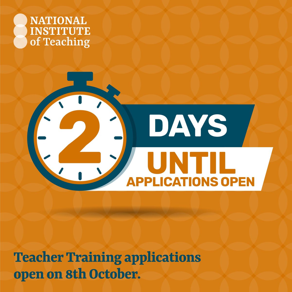 NatInstTeaching's tweet image. Interested in becoming a teacher?
At NIoT we offer a fully immersive school-centred Initial Teacher Training Programme where aspiring teachers will be in the classroom from the very start.  

📆 Applications to join our ITT programme open on 8 October. Find out more and register…