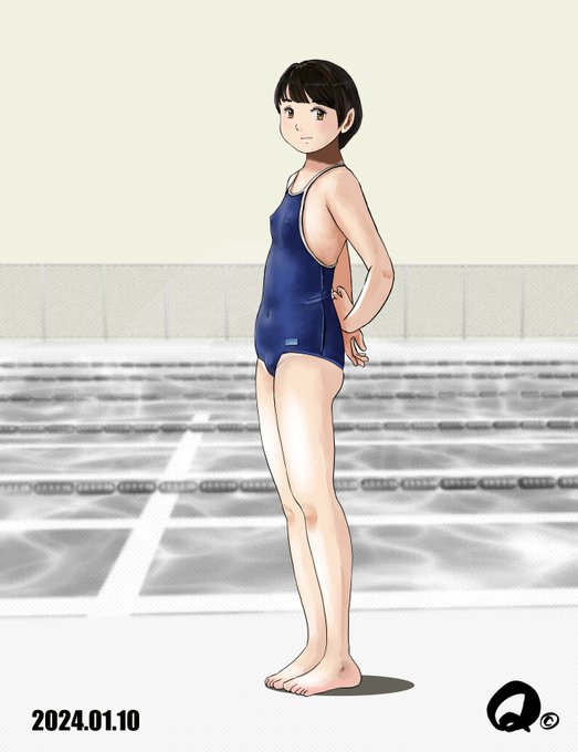 サチのスクール水着😉 