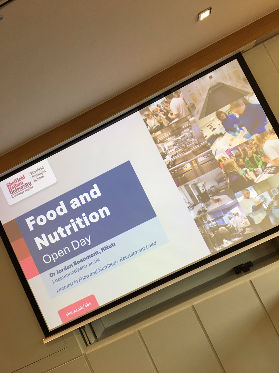 Welcome to all our prospective <a href="/HallamFood/">Hallam Food & Nutrition</a> applicants at today’s <a href="/sheffhallamuni/">Sheffield Hallam University</a> open day! We look forward to meeting you all and talking through our fabulous #food and #nutrition courses! #appliedlearning #university