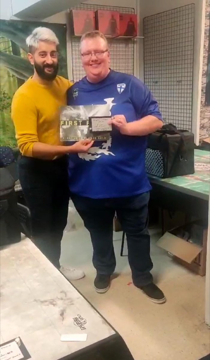 GitliGaming's tweet image. Had a great day playing AoS Kingdom of Flames Gala one-dayer at @KWargames yesterday. 

Thanks to my opponents; Fouad, Colm and Will for three incredible games. And special thanks to Obaid for expertly TOing the event!

Delighted to have finished with three wins and first place!