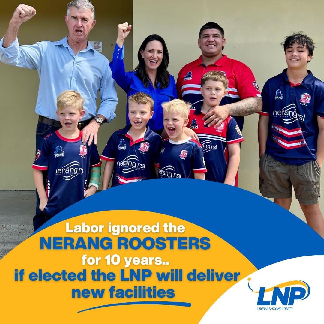 Bianca Stone (@bianca_stone) on Twitter photo ICYMI - Last month the LNP announced it would deliver new facilities for the <a href="/nerang/">joel blackmore</a>.roosters ... Labor has had 10 years to do this but only acted AFTER the LNP made the announcement. Gaven deserves better. #vote4change #LNP4Gaven ICYMI - Last month the LNP announced it would deliver new facilities for the <a href="/nerang/">joel blackmore</a>.roosters ... Labor has had 10 years to do this but only acted AFTER the LNP made the announcement. Gaven deserves better. #vote4change #LNP4Gaven