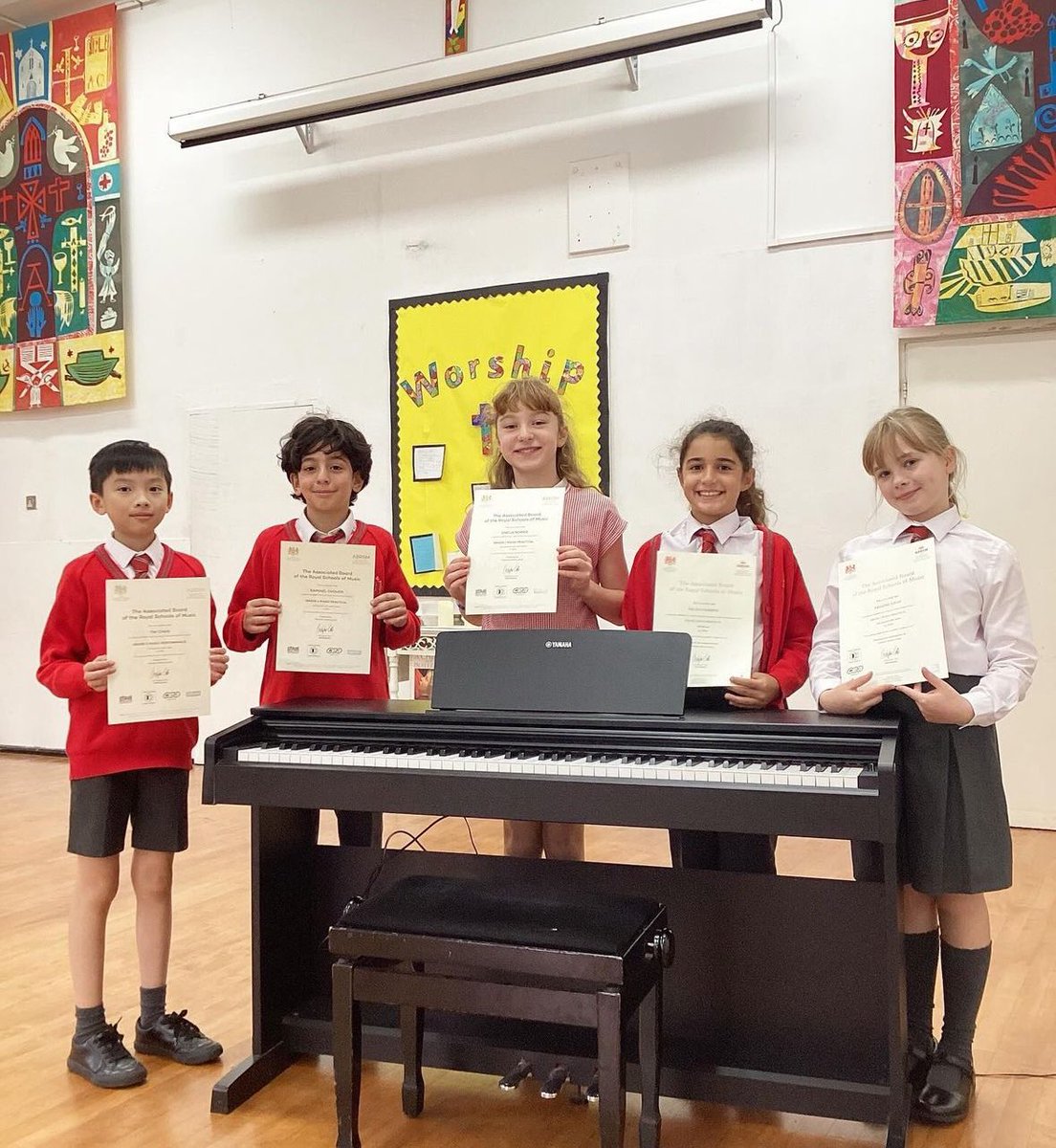 Congratulations 🥳 to our Year 5 and 6 pianists who achieved exceptional marks in their music exams. 🎹🎹🎹
