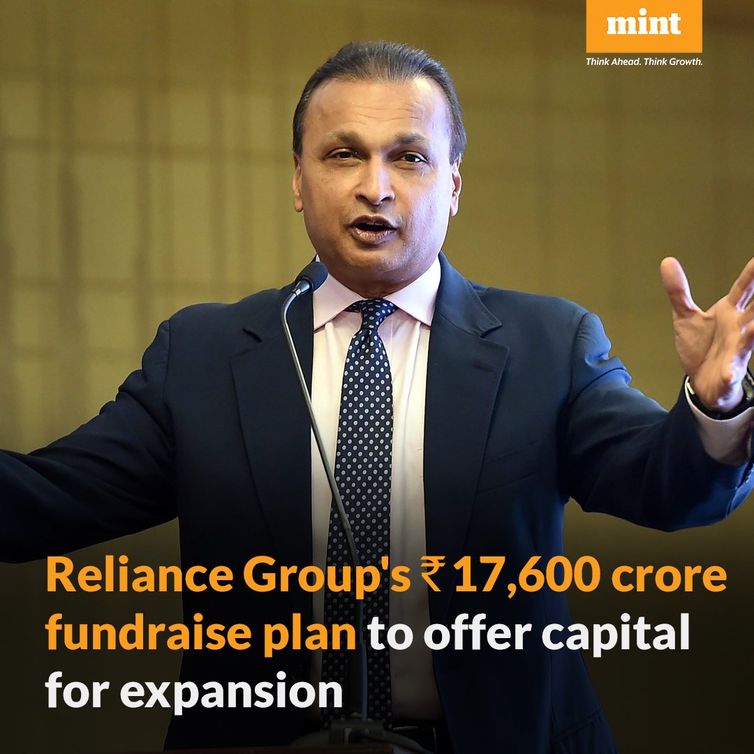 livemint's tweet image. Equipped with ₹17,600 crore fundraising and a zero-debt status, #AnilAmbani's #RelianceGroup companies - #RelianceInfrastructure &amp;amp; #ReliancePower - are poised to execute their growth strategies.

Read here: read.ht/Scie