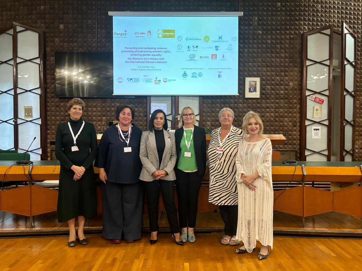 WWVIFoundation's tweet photo. Honored to hear from the French Secretary of State for Gender Equality, @Salima_Saa , at the @WWVIFoundation Conference in #Matera. She emphasized the critical need for a collective, global movement to combat sexual violence. #WWVIF #Matera #EndViolence #Justice #HumanRights” https://t.co/olIwHTVCET