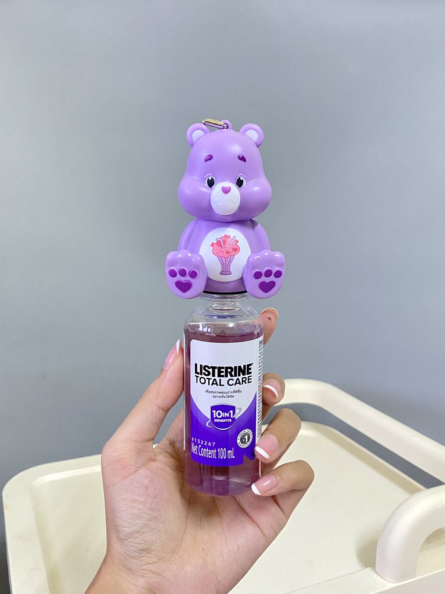 เพิ่มความคิ้วท์ ให้กระเป๋าแบบ 3000% 🐻‍❄️💖 Care Bears x Listerine มีหนึ่งตัวแล้วหยุดไม่ได้ต้องห้อยทั้ง 4 ตัวไปเลย เอาให้แน่นๆจุกๆ ถือคติกระเป๋าต้องมีพวงกุญแจห้อยค่ะ!! ตัวแม่แบบเราต้อง Shine Your Day with Care Bears ยิ้มมั่นใจสดใสแบบแคร์แบร์ 
#ListerineTH #ListerineTHxCareBears https://t.co/vGYcmU82gh