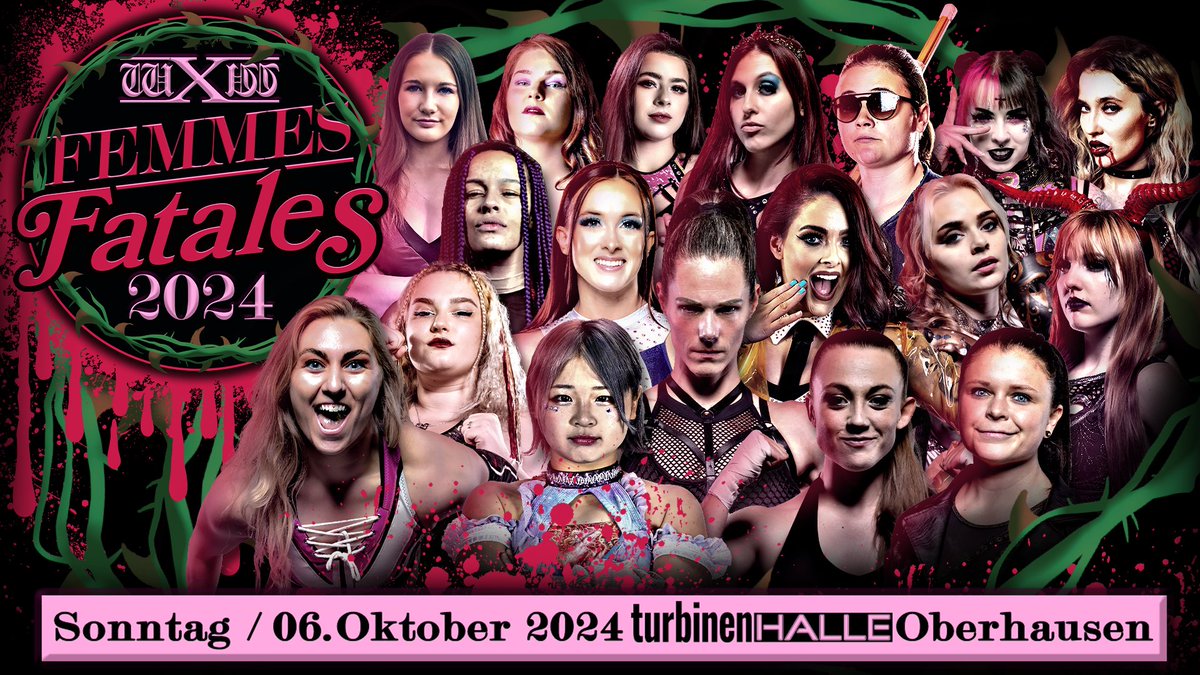 wXwGermany's tweet photo. ARE YOU READY for wXw World Tag Team Festival NIGHT 3?

Kaum zu glauben, aber der finale Tag des wXw World Tag Team Festivals ist schon da!

Wir starten den Tag mit wXw Femmes Fatales. Los geht's gleich um 12 Uhr!
Freut euch auf spannende Matches im Turnier mit @imAnitaVaughan vs. @Rhio2020 und @DebbieKeitel vs. Jane Nero. Außerdem erwartet euch ein packendes No DQ Match zwischen @StephMWrestling und Jessy Jay sowie viele weitere Highlights.

Night 3 mit dem großen Finale und zahlreichen Überraschungen beginnt um 17.30 Uhr!
Drei Teams haben sich durch das Turnier gekämpft und stehen im Finale: Die amtierenden wXw World Tag Team Champions KxS (@Fast_Time_Moodo & @axeman3016), Young Blood (@pw_oskar & @njpw_nakashima) und @1called_manders & @NotThatShire.

Wer wird den Sieg erringen und als wXw World Tag Team Champion das #wXwWTTF 2024 verlassen?

Wir freuen uns auf einen unvergesslichen Abschluss mit euch in der Turbinenhalle!

Alle, die nicht live dabei sein können, haben die Möglichkeit, die Action bequem von Zuhause aus mitzuerleben auf #wXwNOW oder @FiteTV.

wXw Fight Forever ab 17 Uhr:
🇩🇪 https://t.co/lqJfzBRaL0
🇬🇧 https://t.co/0IrSDoux6Z

wXwWTTF Night 3 ab 17.30 Uhr:
🇩🇪 https://t.co/RI2GrFwNAS
🇬🇧 https://t.co/64MO1l11Fh

wXw Femmes Fatales ab 12 Uhr:
🇩🇪 https://t.co/QIT0muoPJm
🇬🇧 https://t.co/77fpKrrx4N