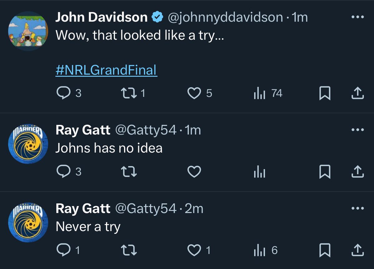 Love it <a href="/johnnyddavidson/">John Davidson</a> &amp; <a href="/Gatty54/">Ray Gatt</a>