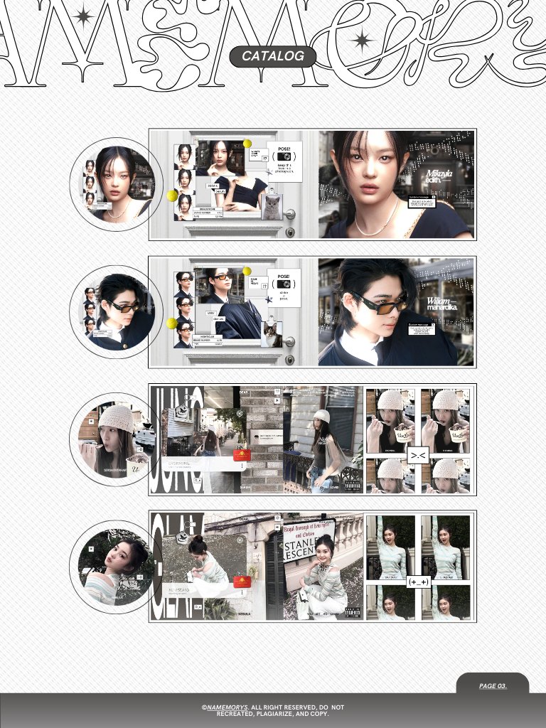 NAMEMORYS's tweet image. any interactions are appreciated! ♥︎

haloo, temen-temen! aku bawa katalog layout baru nihh. boleh minta tolong diospek untuk 2 anak ini? sekiranya ada kemiripan dengan yang lain bisa langsung kasih tau aku ya, terimakasihh!

#zonauang #zonaba