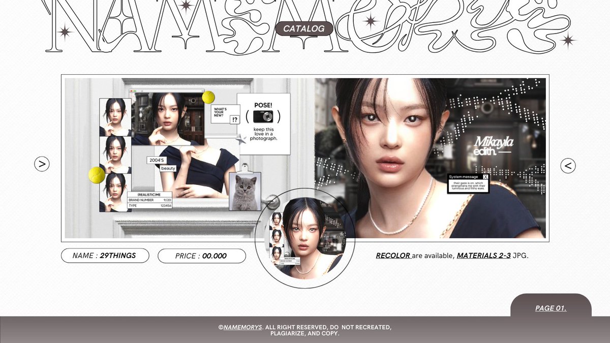 NAMEMORYS's tweet image. any interactions are appreciated! ♥︎

haloo, temen-temen! aku bawa katalog layout baru nihh. boleh minta tolong diospek untuk 2 anak ini? sekiranya ada kemiripan dengan yang lain bisa langsung kasih tau aku ya, terimakasihh!

#zonauang #zonaba