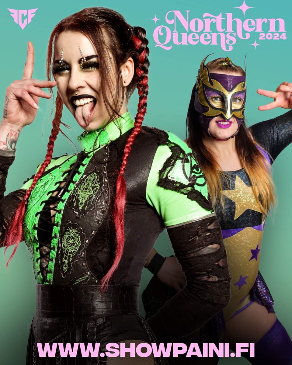 Saksan supertähti, pimeän magian voimista ammentava <a href="/wtchbtch_/">Baby Allison | ベイビー・アリソン</a> Baby Allison kohtaa Northern Queensissa yhden Suomen kirkkaimmista tähdistä, Stellan! Ja tämä ottelu käydään GLAM mestaruudesta! Jylläävätkö avaruuden vai mustan magian voimat?

Liput: events.liveto.io/events/norther…