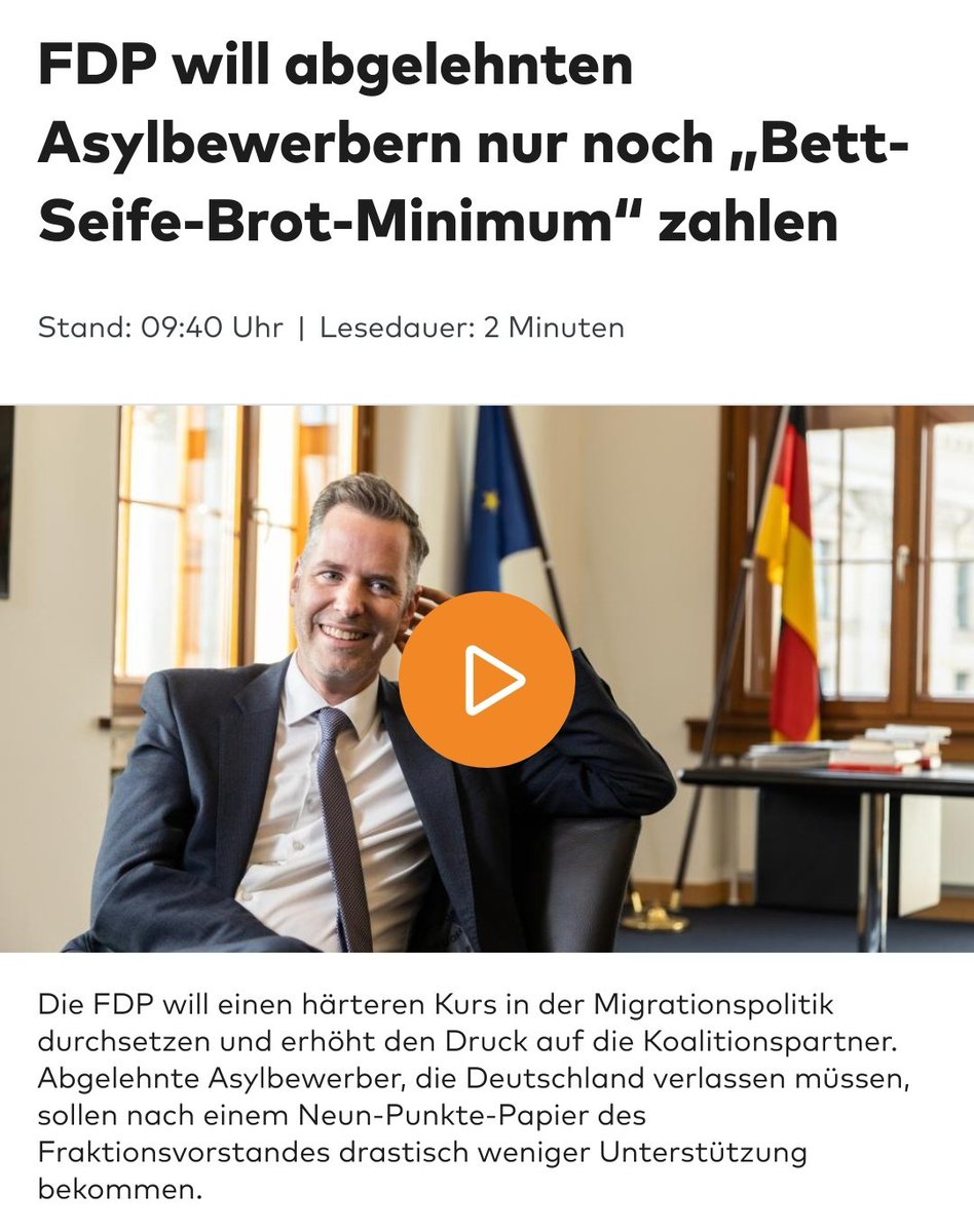 Claas Gefroi 🎗️ (@claasgefroi) on Twitter photo Ich möchte solchen das Grundgesetz ablehnenden FDP-Parlamentariern auch nur noch ein "Bett-Seife-Brot-Minimum" zahlen. Ich möchte solchen das Grundgesetz ablehnenden FDP-Parlamentariern auch nur noch ein "Bett-Seife-Brot-Minimum" zahlen.