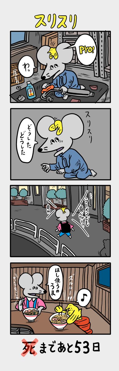 「100日後に死ぬ(❌)ネズミ」
47日目 