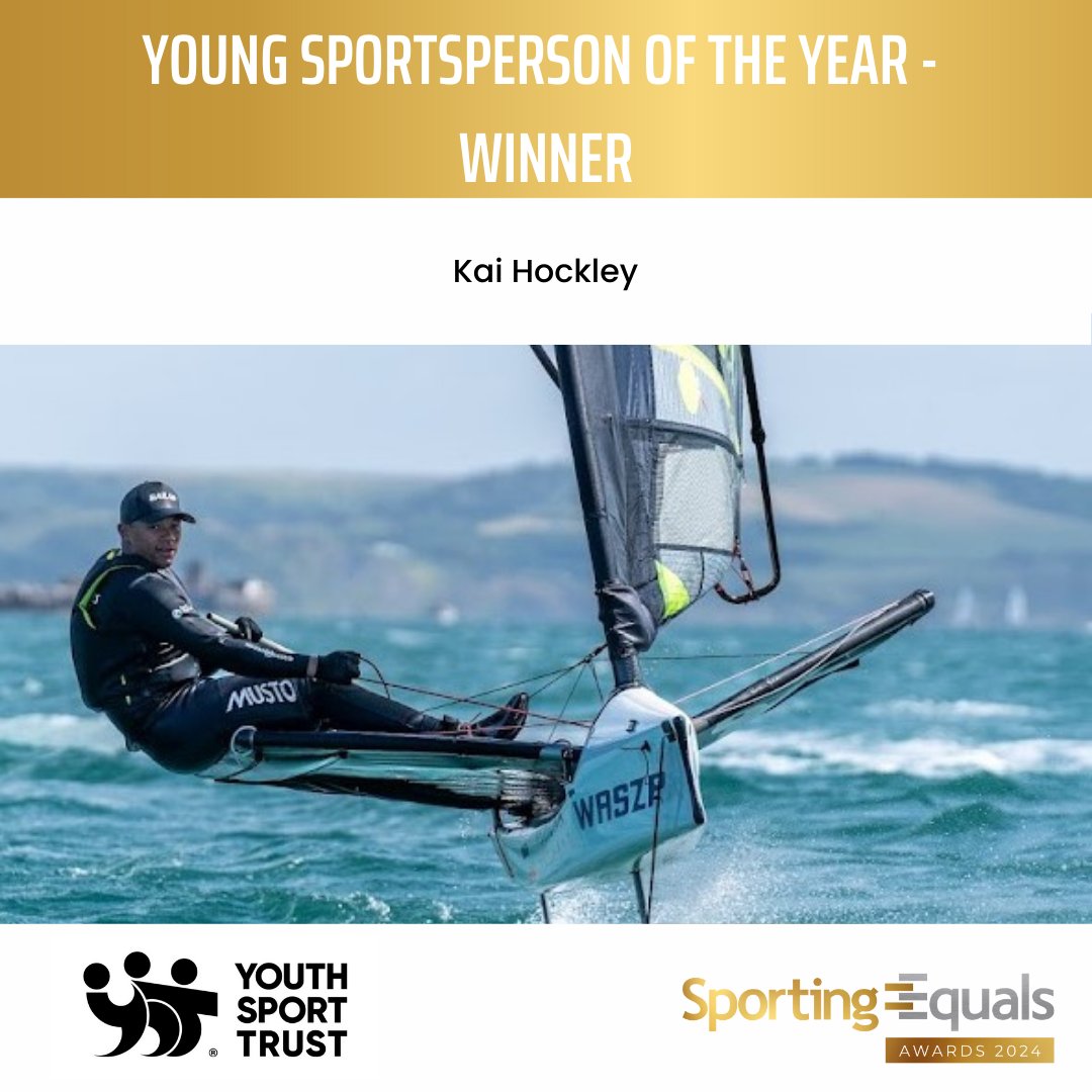 YouthSportTrust's tweet photo. We want to say a massive congratulations to Kai Hockley, the winner of the Young Sportsperson of the Year Award! 🏆
We'd also like to say congratulations to all the other winners at the Sporting Equals awards! 🎇
https://t.co/WXikkFfk0D
#SportingEquals #AwardsCemermony https://t.co/akIYVwK8Xe