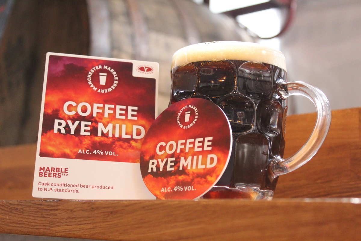 marblebrewers's tweet photo. ☕ So nice we brewed it twice! ☕

Originally brewed in collaboration with Nathan Pratt for 2023 @skbeerfestival,

This is a cask and keg exclusive, so the only way you'll be able to savour it's roasty toasty delights is in your favourite beer venue! Available to order now! https://t.co/Aq21WiqCaZ