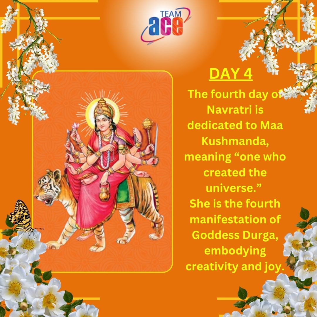 TeamACEHR's tweet photo. Navaratri- DAY 4 - Maa Kushmanda https://t.co/AlYRCgaOnX