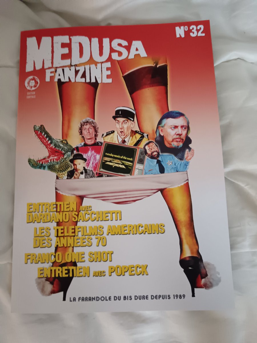 Alors que Chimères s'intéresse à Donjons &amp; Dragons, le dernier Médusa de l'ami Didier en disséquant les téléfilms us des Seventies, exhume 1 titre inspiré par le jeu, Les monstres du labyrinthe avec T. Hanks, 1 new champ médiévaliste à explorer #medievaltwitter #donjonsetdragons