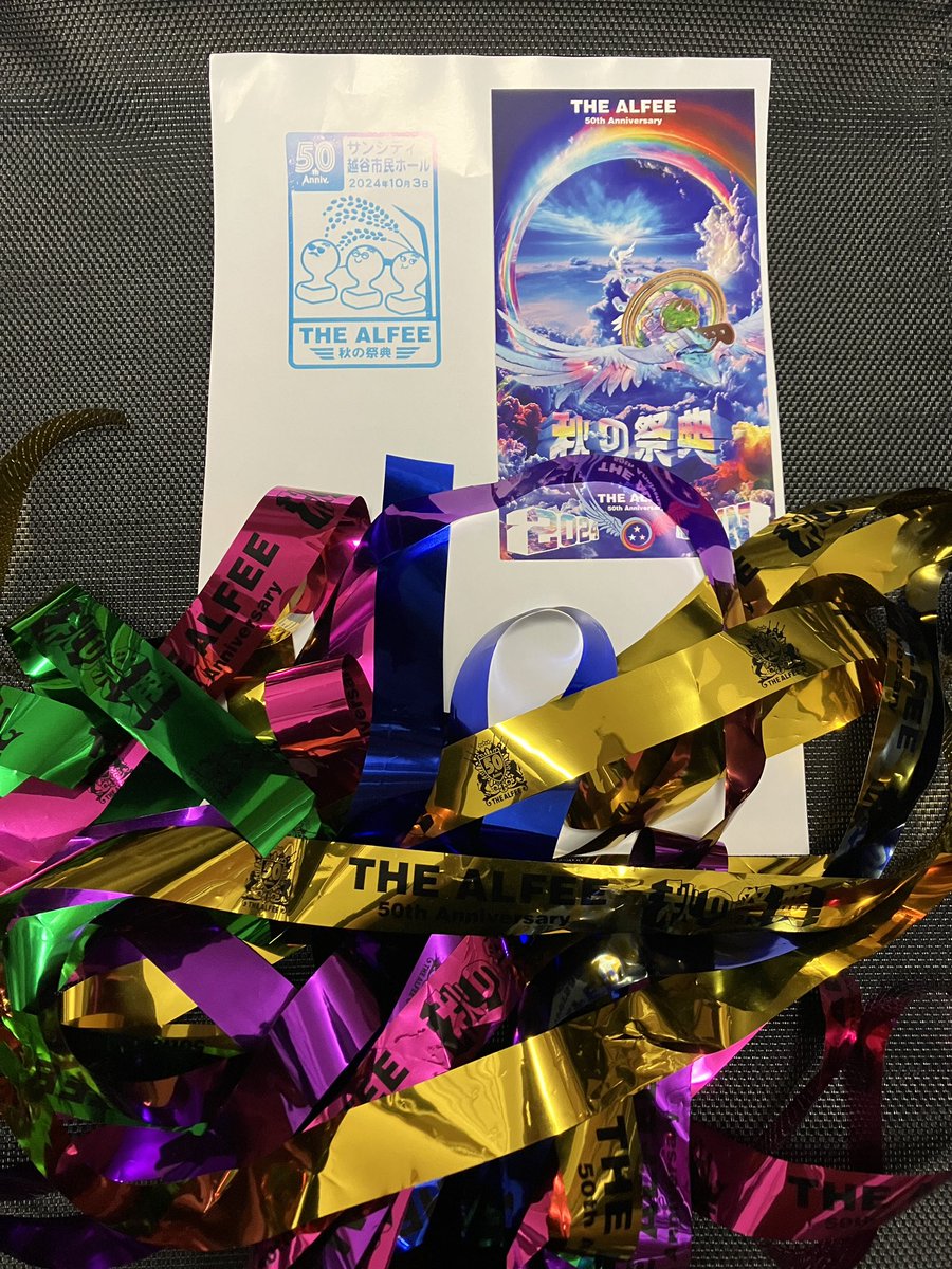 1ozfpride's tweet photo. 遅れました

初日越谷行ってきました！
あの曲もこの曲もグサグサ心に刺さりまくりました
春とガラッと違うようで、実は共通点があって1年通してのフォーマットなのかな？という気もしました
次は宇都宮！

#ALFEE
#秋の祭典 https://t.co/tLcIKvpiGq