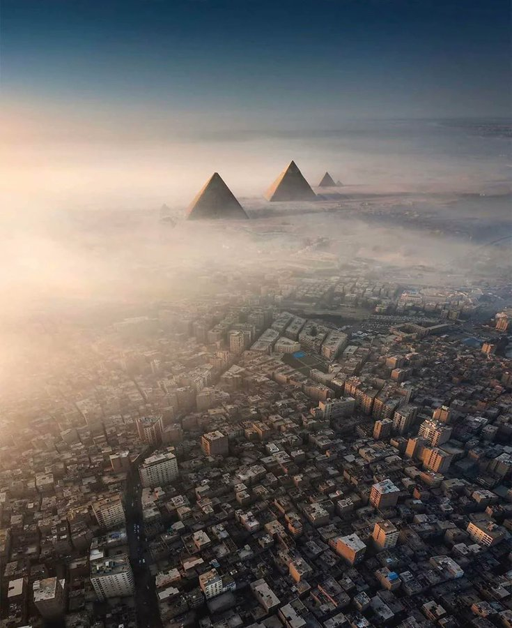 21. El Cairo, Egipto desde arriba