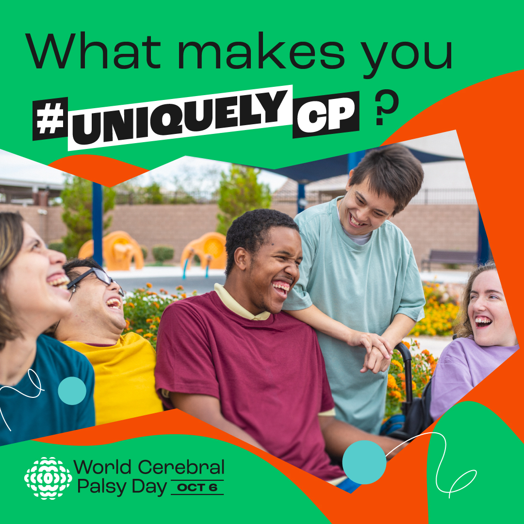 Today is Cerebral Palsy Day.  

With many clients living with CP, we wanted to take the opportunity today to support the campaign. 

It highlights how every single individual of the amazing and diverse community of people living with cerebral palsy is unique.   

#UniquelyCP