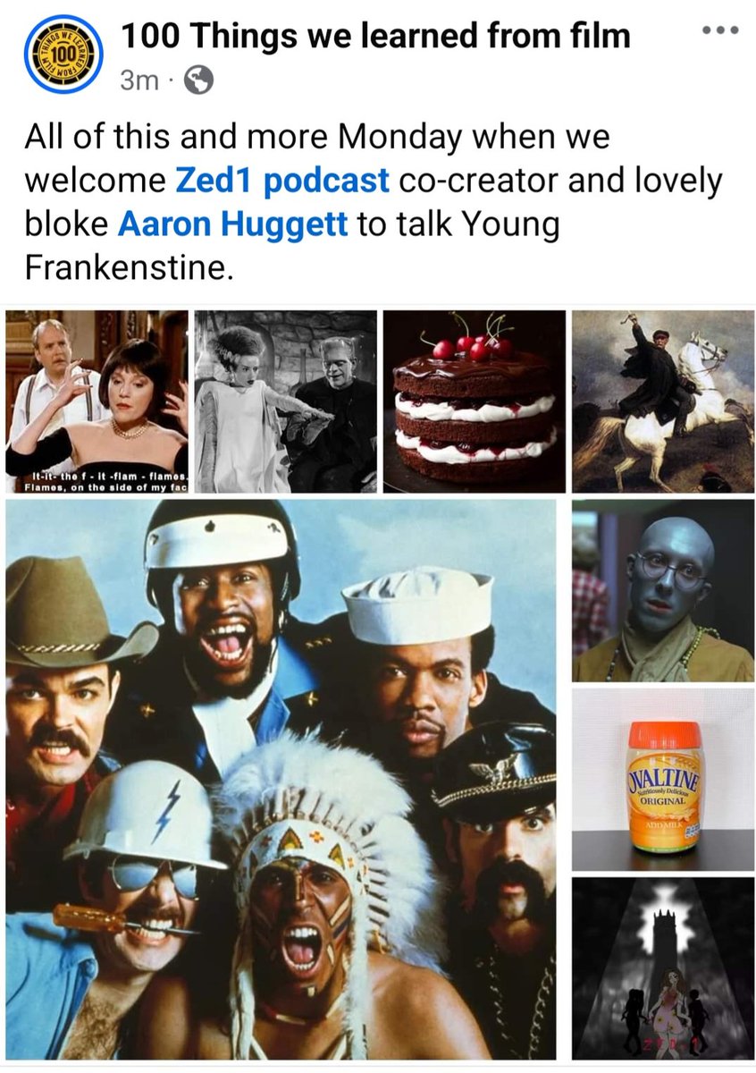 The secret is out. My Patreon pick for those rapscallions of 100 Things We Learned From Film #Podcast was Young Frankenstein 😉

But did we actually learn 100 Things? You can find out tomorrow 👊