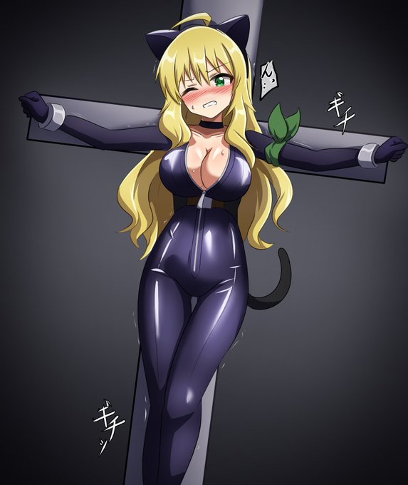 skebより、捕まったスパイシスターズ美希。 #ミリエロ 