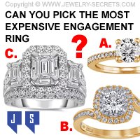 Jewelry Secrets (@jewelrysecrets) on Twitter photo ►► CAN YOU PICK THE MOST EXPENSIVE ENGAGEMENT RING? ►► #DiamondEngagementRings #DiamondGame #Diamonds #EngagementRing ►► is.gd/ntleem ►► <a href="/JewelrySecrets/">Jewelry Secrets</a> #Jewelry ►► CAN YOU PICK THE MOST EXPENSIVE ENGAGEMENT RING? ►► #DiamondEngagementRings #DiamondGame #Diamonds #EngagementRing ►► is.gd/ntleem ►► <a href="/JewelrySecrets/">Jewelry Secrets</a> #Jewelry