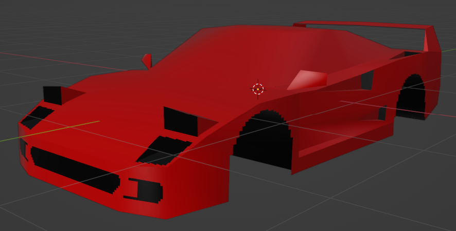 C1RCUi7's tweet photo. As a survival report for X, I will disclose my recent progress.

2 Pikes Peek Car from GT2 (Escudo, Cultus)
1 GT2 based Custom Model (Hoonicorn)
1 Full Scratch Model (F40) https://t.co/qnDmr2a5au