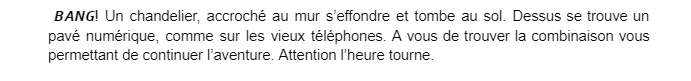 HALLOWENTITY's tweet photo. seconde énigme.
solution: 0347. https://t.co/io01yvDMbR