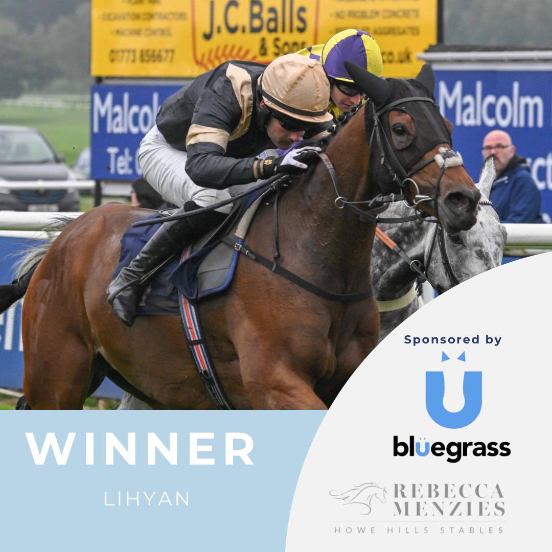 🏆WINNER🏆 Lihyan wins <a href="/UttoxeterRaces/">Uttoxeter Racecourse</a> . A brilliant ride by <a href="/AaronAndo91/">Aaron Anderson</a> . Congratulations to owners Bill Fraser &amp; Adrian Pritchard. Another winner fed on @bluegrasshorsefeed #poweredbybluegrass #winner #racehorse #fedonbluegrass #horseracing #racehorsetrainer #rebeccamenzies