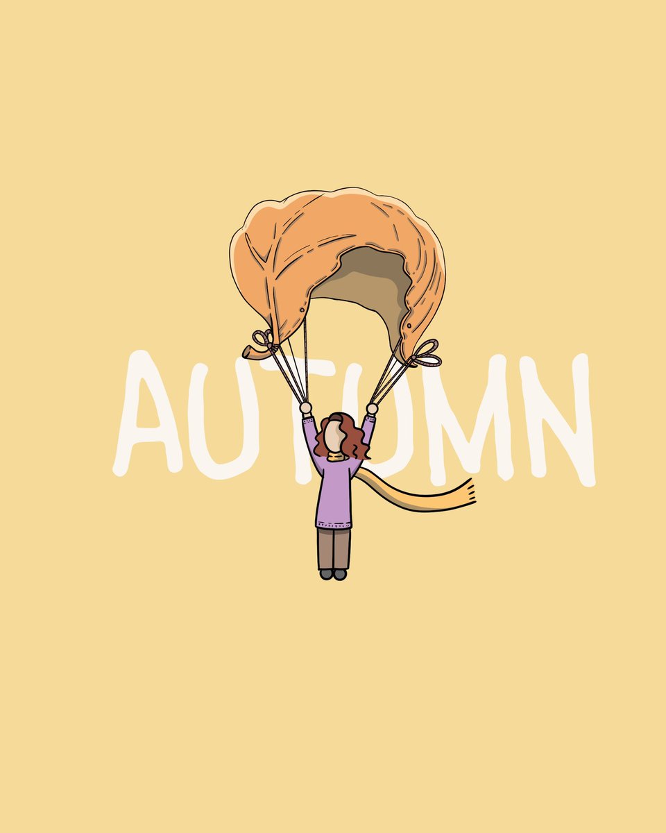 2cmHumans's tweet photo. So the seasons changing happened fast. 🍂

What's your favourite thing to do when it's raining? 🧡

#2cmhumans #Procreate https://t.co/YMi9HTfMIE