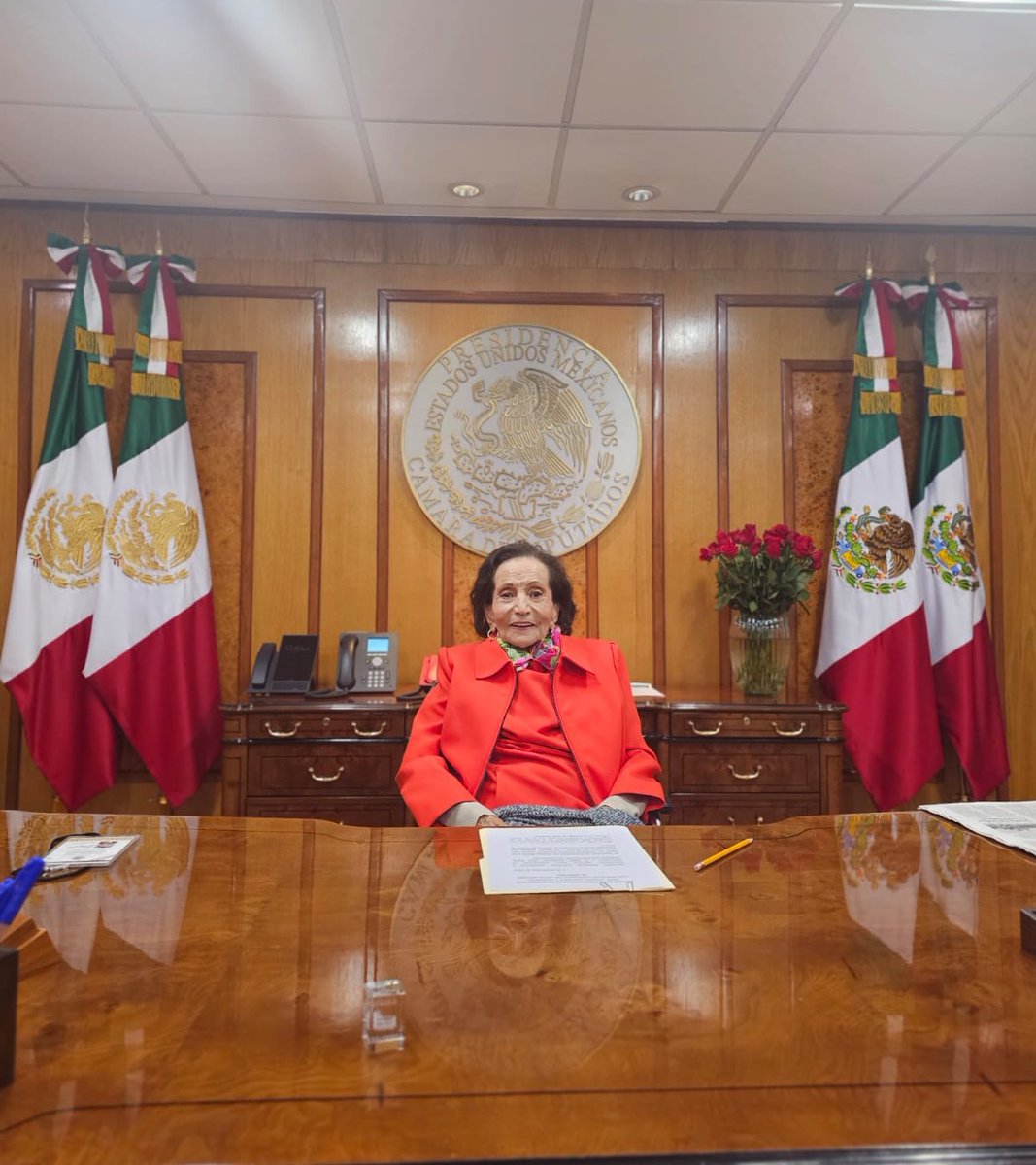 1/2 Esteban Lazo: «Desde la Asamblea Nacional del Poder Popular de la República de #Cuba🇨🇺,trasladamos las más sentidas condolencias por el lamentable fallecimiento de la Presidenta de la Mesa Directiva de la Cámara de Diputados de #México🇲🇽, Ifigenia Martha Martínez y Hernández»