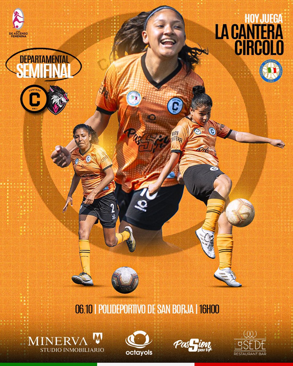 clublacantera's tweet image. 𝗩𝗔𝗠𝗢𝗦 𝗖𝗔𝗡𝗧𝗘𝗥𝗔! 💪🏻⚽️

A dejar la piel en la cancha familia 🧡

🏆 Liga de Ascenso 2024
📌 Semifinal Etapa Departamental 
🏟️ Polideportivo San Borja
🆚 Colmillo Comas FC
📌 4:00 pm

#LigadeAscenso
#ADNcantera
#SomosCantera 
#FutbolFemenino