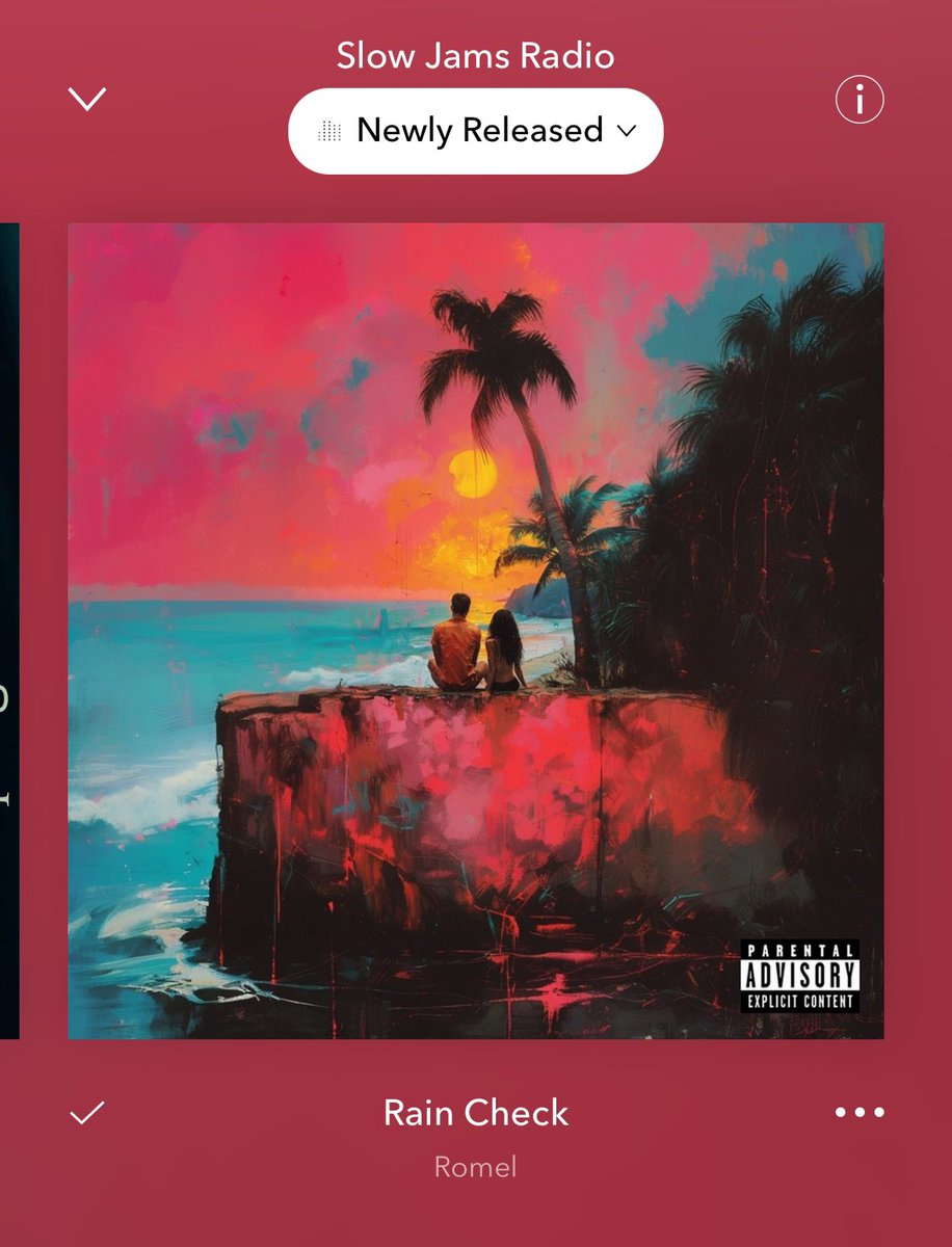 Thank You so much @YanSnead 🙏🏽💙
“Rain Check” Now on Pandora’s Slow Jams Radio 🔥🌺🌴⌛️🌊