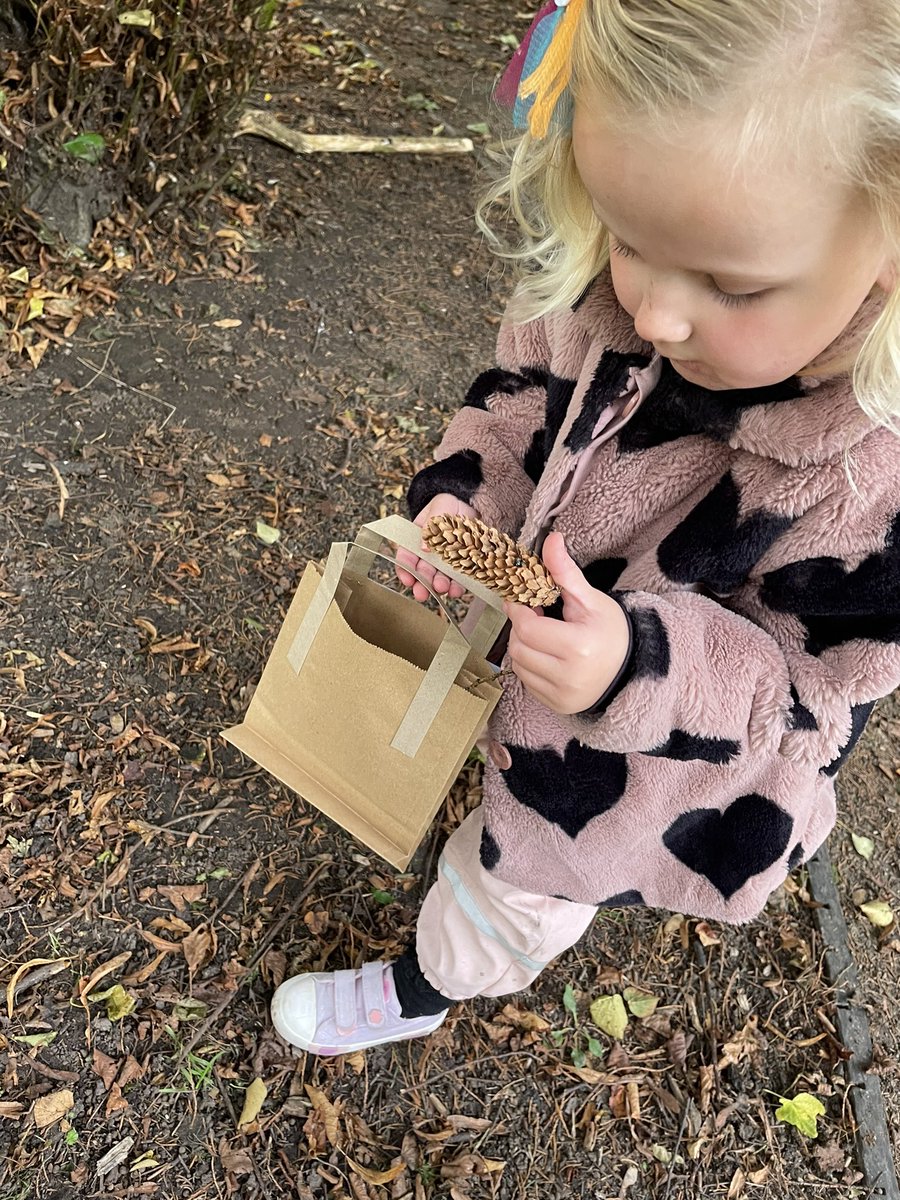 ManUMarie's tweet photo. @CTKliverpoolEY Grace loved her autumn hunt. We found lots of different leaves, twigs, a pine cone, and of course conkers. Grace enjoyed an ice cream after her hard work. https://t.co/7yo4g8i468