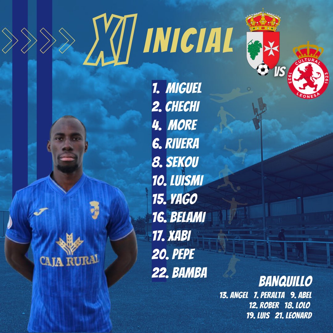 📍 | Jornada 5|   •Nuestro XI titular•

🆚 <a href="/CyDLeonesa/">Cultural y Deportiva Leonesa</a> 
🏟️ Los Barreros 

#VamosAzulones💙