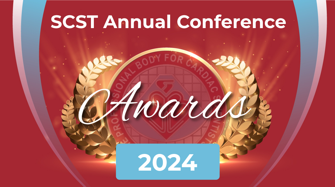 🚨 Just a reminder that nominations are open for the SCST Awards 2024 which will take place during the SCST Annual Conference on 22nd Nov at Austin Court in Birmingham!  

Deadline: 15th Oct

🏆 Nominate now: scst.org.uk/awards-2024/

#SCSTAwards #SCST2024 #CardiacScience