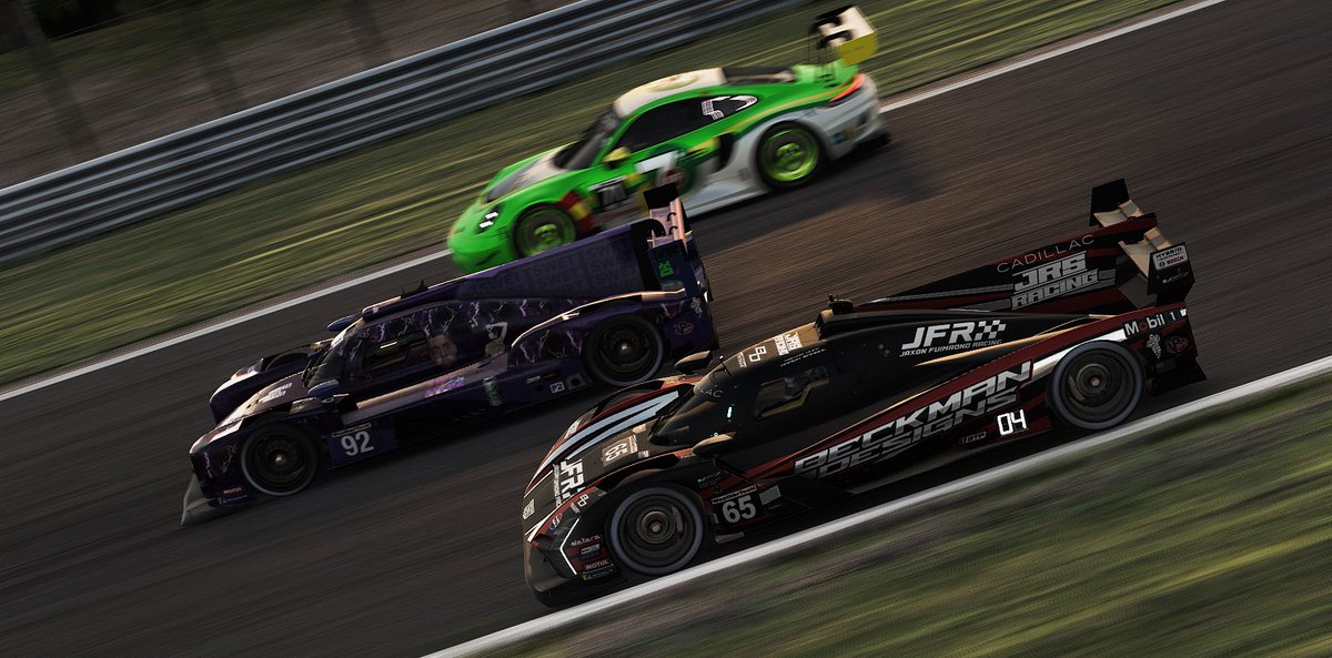 JaxFuiRacing's tweet photo. @Trevor_S_Huff still leads after the first pit cycle. Running an alternate strategy, we decided to short pit the first stint and save the second, and we’re currently 37.8 sec ahead of P2 https://t.co/oTDnLERXWC