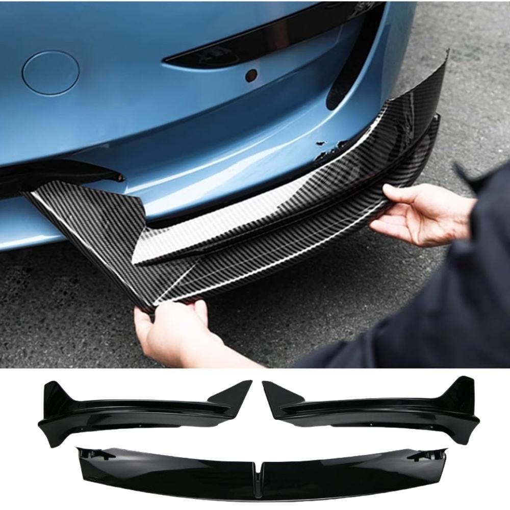 LF__Jenna's tweet photo. Front Bumper Lip Splitter Spoiler For #Tesla #ModelY #Model3,  Click&amp;Buy: https://t.co/57J4OBi1gh https://t.co/syWyCyF9RV