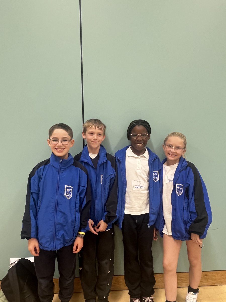 4 fantastic Y5s attended Sports Leader training on Friday to learn to implement our new 'personal best' events each week on the playground. Stay tuned to hear more about these great sports ambassadors...