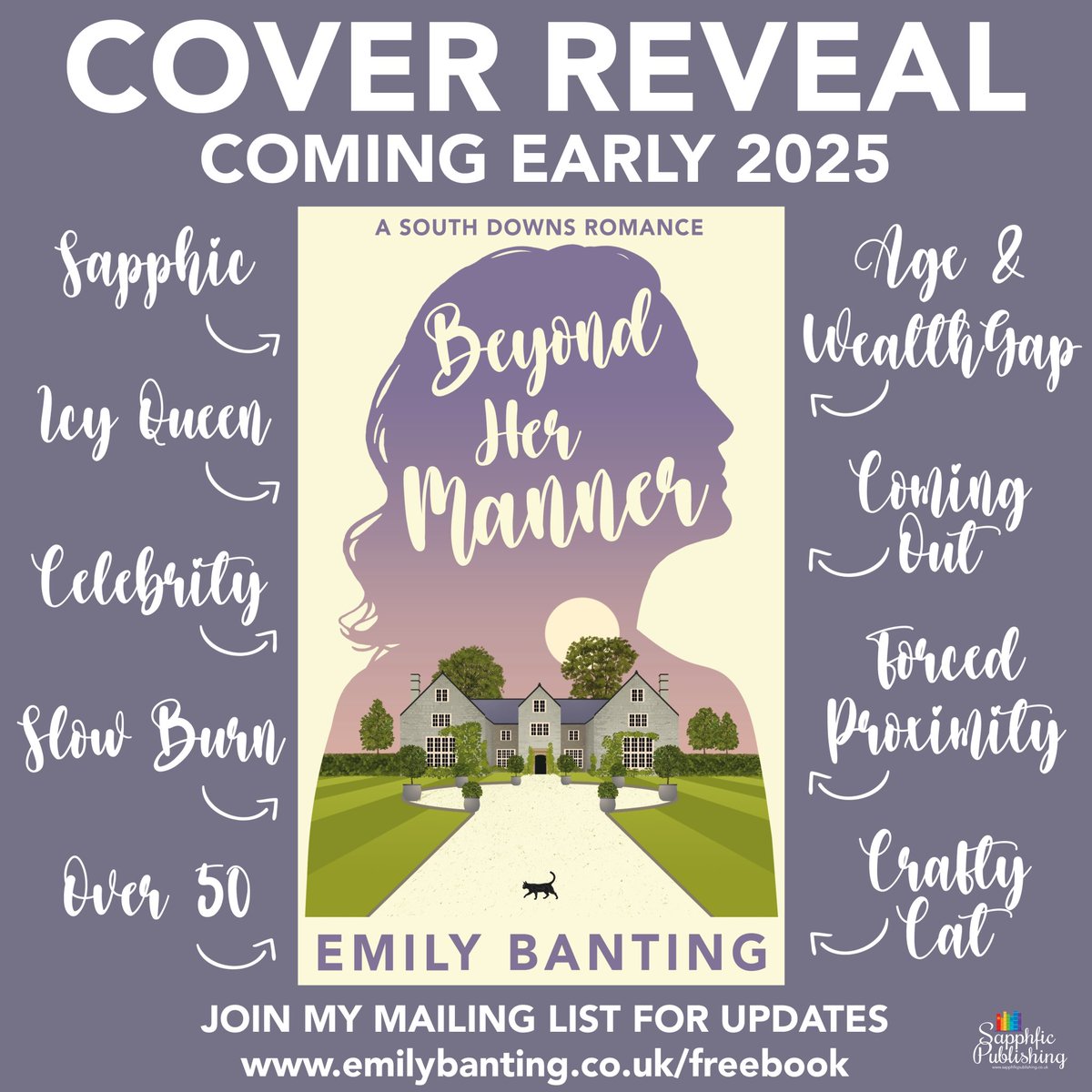 🏳️‍🌈 COVER REVEAL 📚 
Book three of the South Downs Romance Series is on its way!
PLUS 
Book two is on sale worldwide this week…
books2read.com/realityincheck
#sapphicbooks #sapphicromance #lesfic #lgbtbooks #wlw #lesbianromance #sapphic