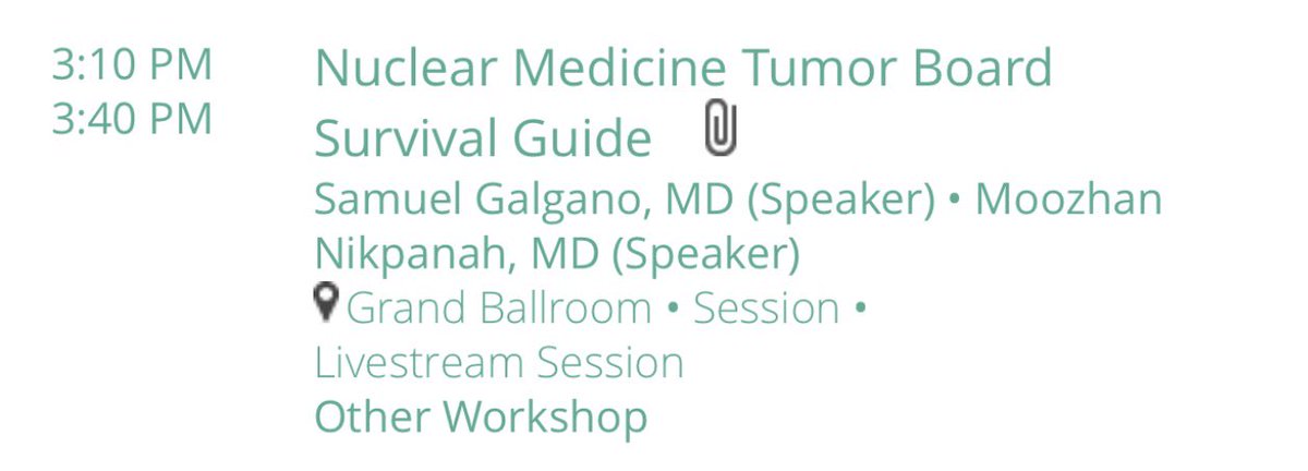 Moozhan Nikpanah, MD (@moozhannikpanah) on Twitter photo Are you attending #SABI2024?! Join <a href="/SamGalgano/">Sam Galgano</a> and me today at 3:10 PM for our workshop on "Nuclear Medicine Tumor Board Survival Guide ".
Looking forward to seeing you there!
<a href="/SABImaging/">Society for Advanced Body Imaging | SABI</a> <a href="/UABRadiology/">UAB Radiology</a> <a href="/uabRadResidents/">UAB Radiology Residency</a> Are you attending #SABI2024?! Join <a href="/SamGalgano/">Sam Galgano</a> and me today at 3:10 PM for our workshop on "Nuclear Medicine Tumor Board Survival Guide ".
Looking forward to seeing you there!
<a href="/SABImaging/">Society for Advanced Body Imaging | SABI</a> <a href="/UABRadiology/">UAB Radiology</a> <a href="/uabRadResidents/">UAB Radiology Residency</a>