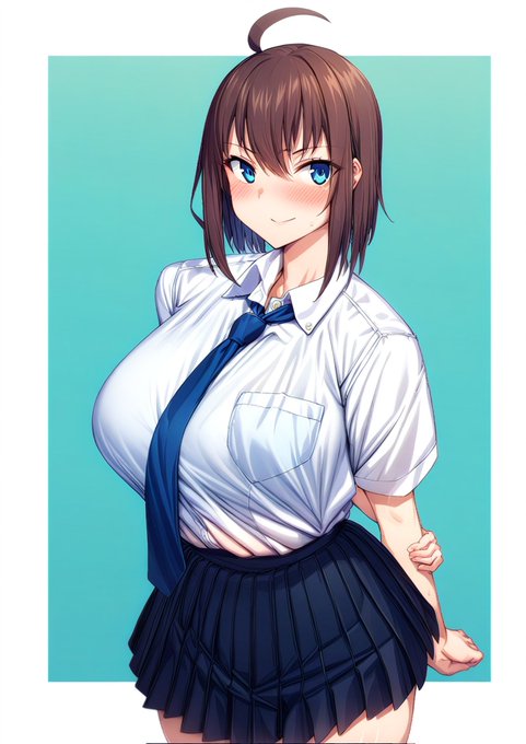 aiに塗り直しさせたらちょっとエロい感じの顔になる… 