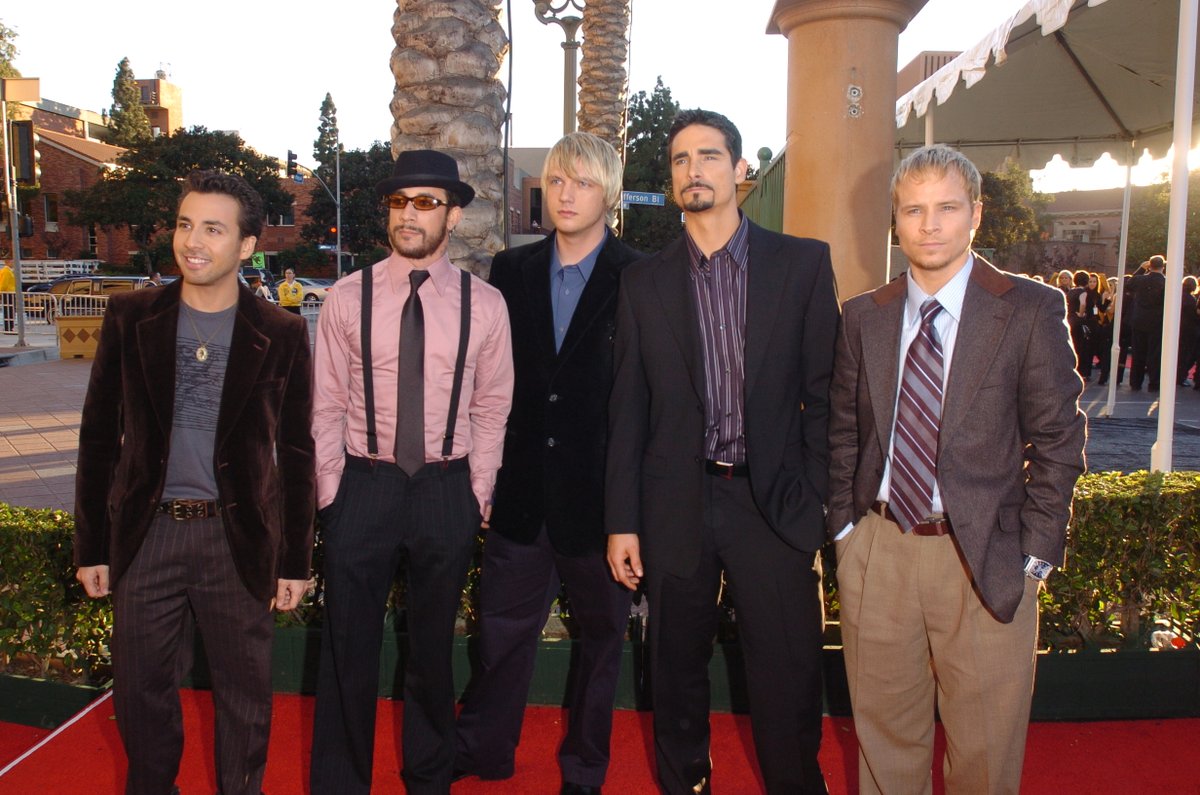 backstreetboys's tweet photo. Happy 50th Anniversary to the @AMAs! Throwing it back to some of our favorite #AMAs memories ahead of tonight’s 50th Anniversary Special! 📷 Tune-in TONIGHT at 8pm ET | 5pm PT on @CBS and streaming on @ParamountPlus. #AMAs50