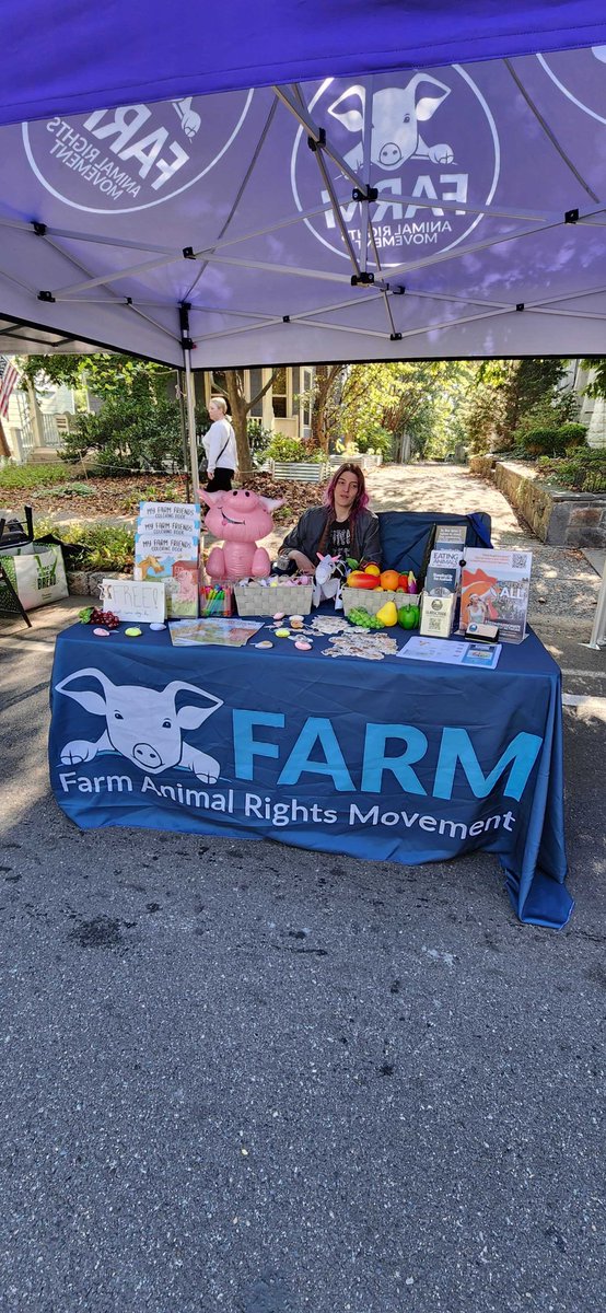 FARMUSA's tweet photo. Today FARM is tabling at #TakomaPark Street Festival handing out #plantbased food samples and informational brochures about adopting a plant-based diet. Come down to say "hi!" #govegan #dcvegans https://t.co/JfAANuNDR4