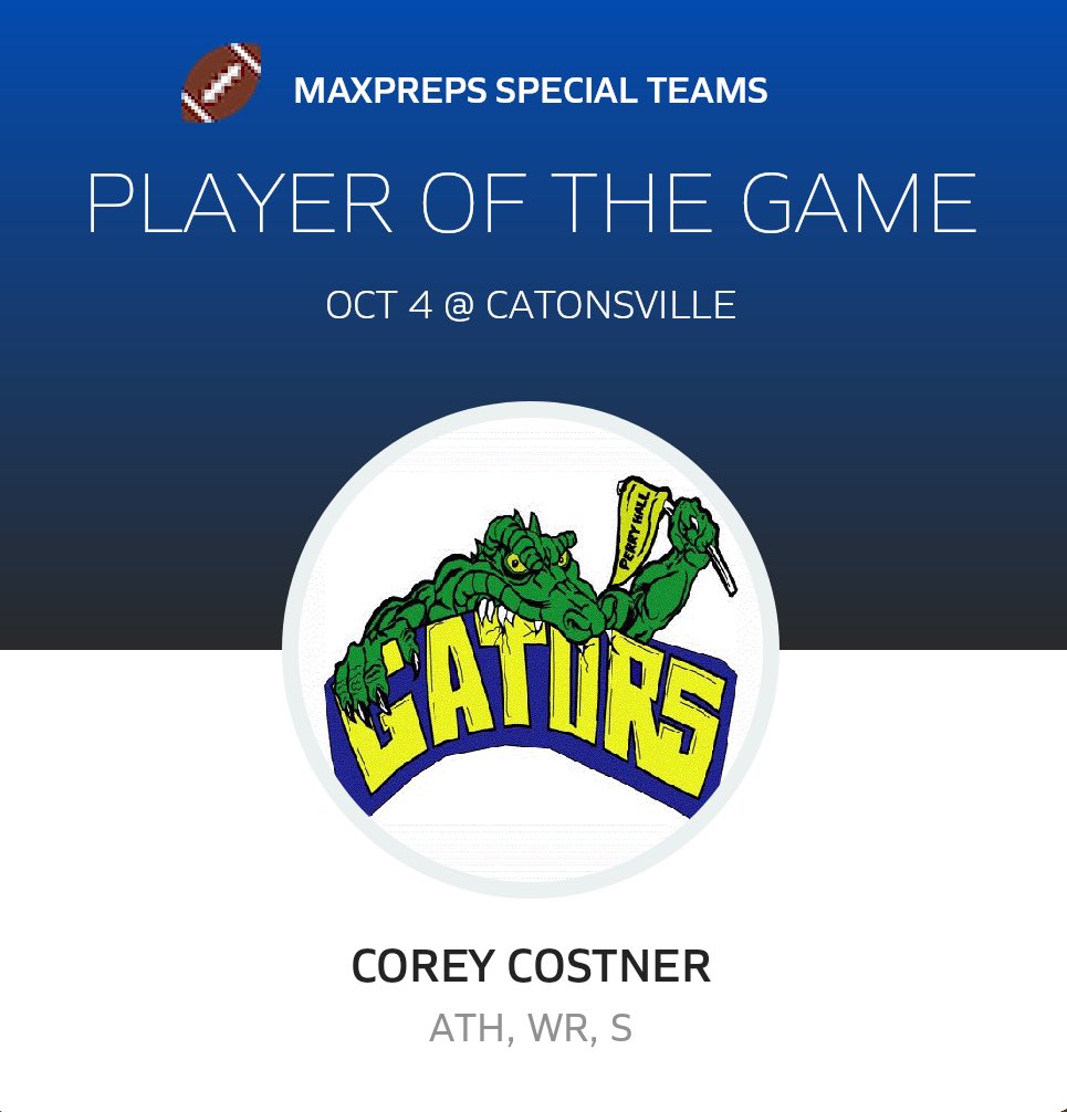 Congratulations to our Week 5 Players of the Game!

Overall: CJ Crump
•3 receptions, 124 yards, 2 TD
•3 tackles, 2 QB pressures, 1 pass defensed, 1 INT

Offensive: Terrell Hearn
•13/17, 209 yards, 76.5% completion, 3 TD, 0 INT
•73-yard kickoff