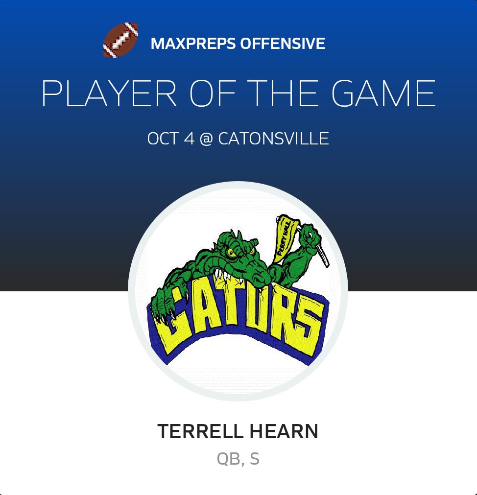 PHGatorsFB's tweet photo. Congratulations to our Week 5 Players of the Game!

Overall: CJ Crump
•3 receptions, 124 yards, 2 TD
•3 tackles, 2 QB pressures, 1 pass defensed, 1 INT

Offensive: Terrell Hearn
•13/17, 209 yards, 76.5% completion, 3 TD, 0 INT
•73-yard kickoff https://t.co/LIa0MsT2Tn