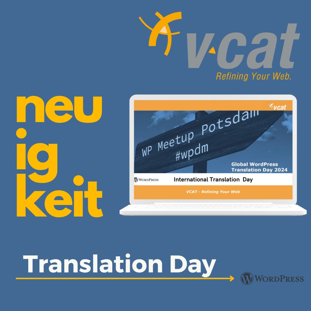 VCATconsulting's tweet image. 🎉 Am 30.09.2024 haben wir beim #wordpressmeetup Potsdam fleißig Plugins übersetzt, darunter zwei von VCAT entwickelte!  Rund 600 Zeichenketten wurden ins Deutsche übertragen. Mehr dazu hier: vcat.de/aktuelles-zu-t…
#TranslationDay #wordpress #VCAT #Potsdam #WordPressCommunity